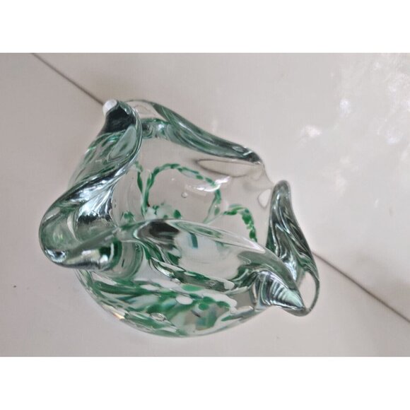 Murano Hand Blown Heavy Art Glass Ashtray/Trinket/Candy Bowl 1960's - Picture 15 of 16